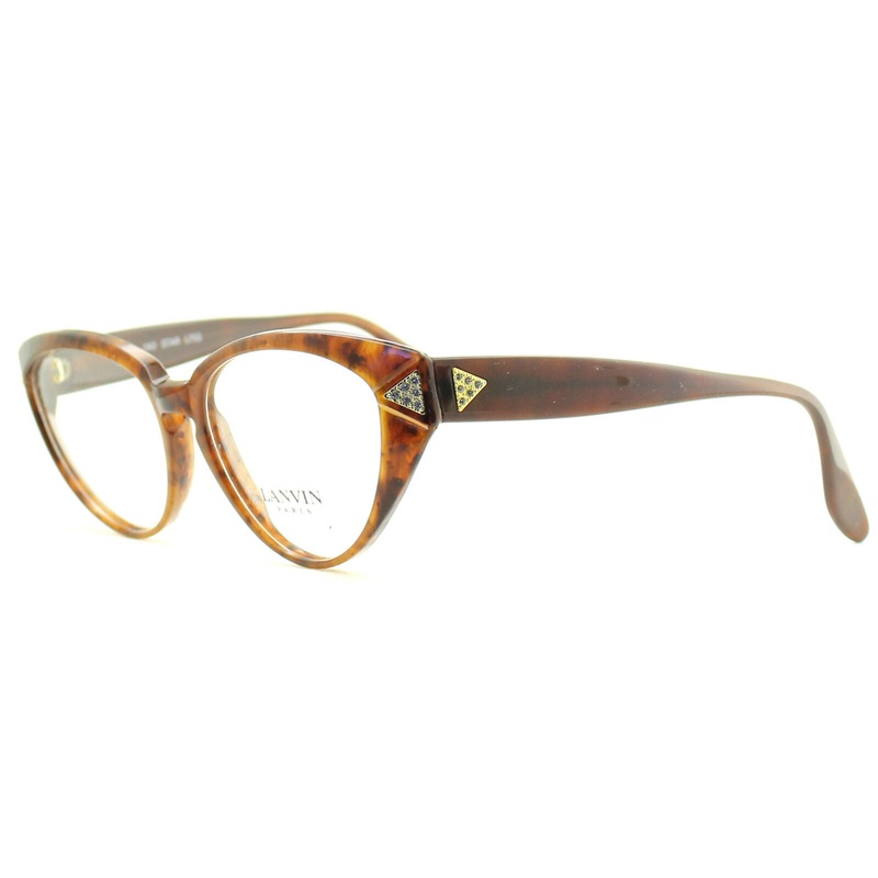 LANVIN PARIS STAR L702 Vintage 55mm Eyewear RX Optical FRAMES Glasses – New