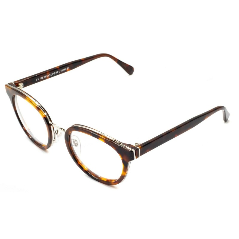 RETROSUPERFUTURE N. 22 CLASSIC HAVANA N28/L 52mm Glasses RX Optical Eyeglasses