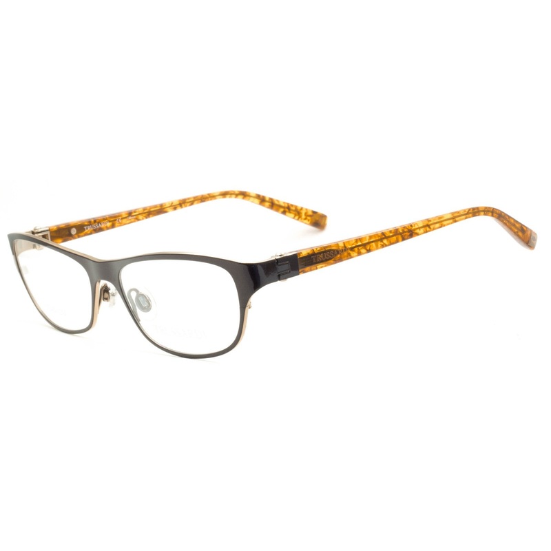 TRUSSARDI TR 12513 BR 53mm RX Optical Eyewear FRAMES Eyeglasses Glasses – Italy