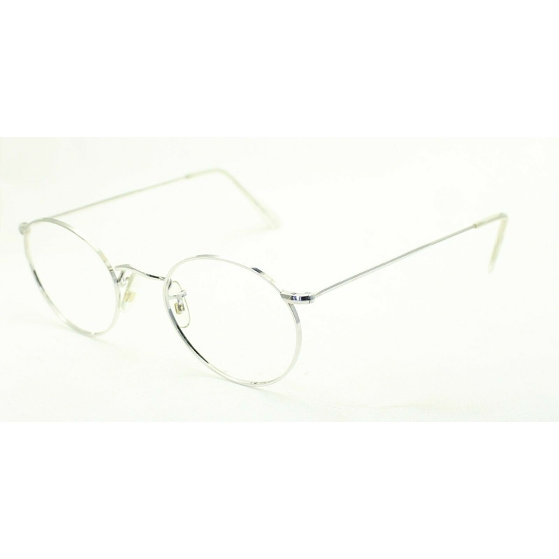 ALGHA London Line (SAVILE ROW)  Oval Rhodium 49x22mm FRAMES RX Optical Glasses