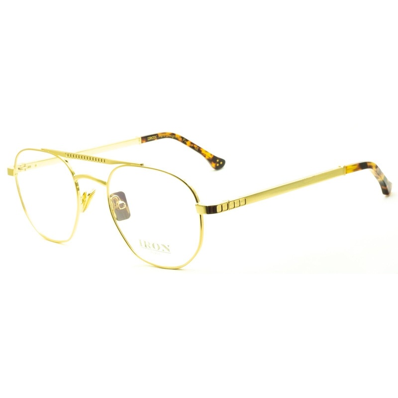 IRON PARIS IR018 ACGLD 50mm RX Optical Glasses Eyewear Frames Eyeglasses – New