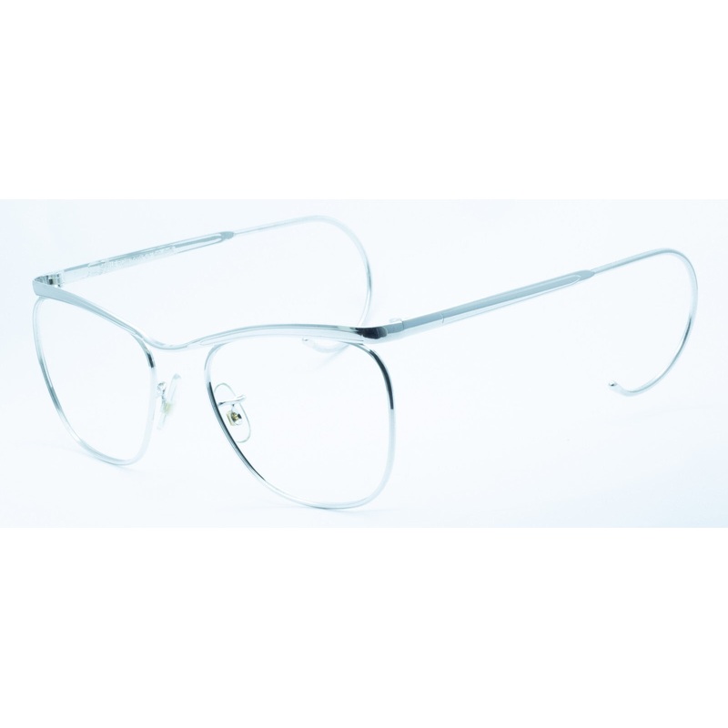 SAVILE ROW Dominor Rhodium 52x20mm FRAMES RX Optical Glasses Eyewear – New NOS