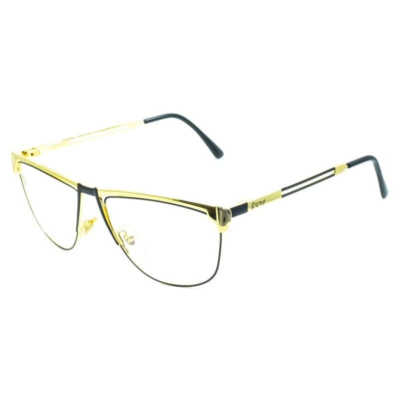 Dune 21 Italy Vintage Linea Dune by Ladins 58x15mm FRAMES RX Optical Glasses NOS