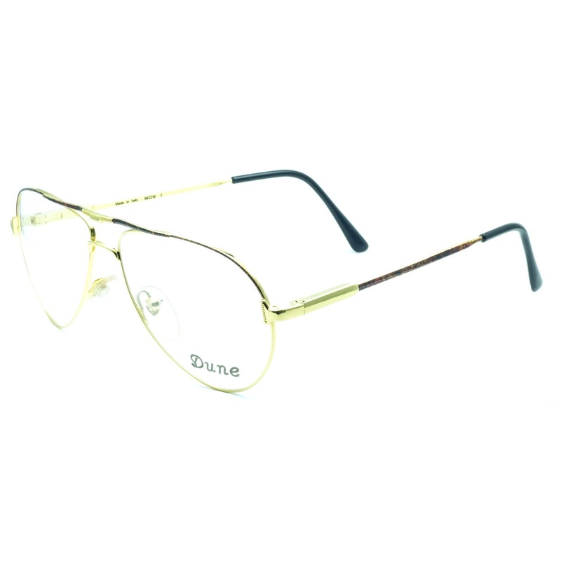 Dune 39 Italy Vintage Linea Dune by Ladins 56x15mm FRAMES RX Optical Glasses NOS