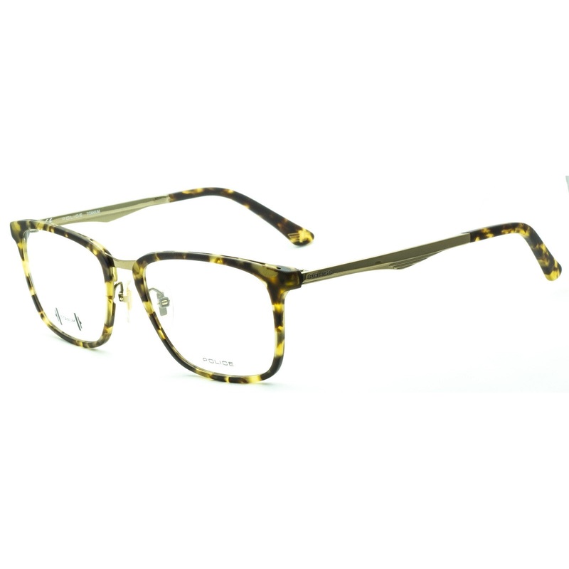 POLICE BLACKBIRD TI 2 VPL684 714M 52mm Eyewear Glasses Optical Eyeglasses – New