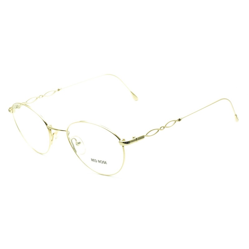RED ROSE RRVM293 000 49mm Vintage RX Optical Eyewear FRAMES – New NOS Italy