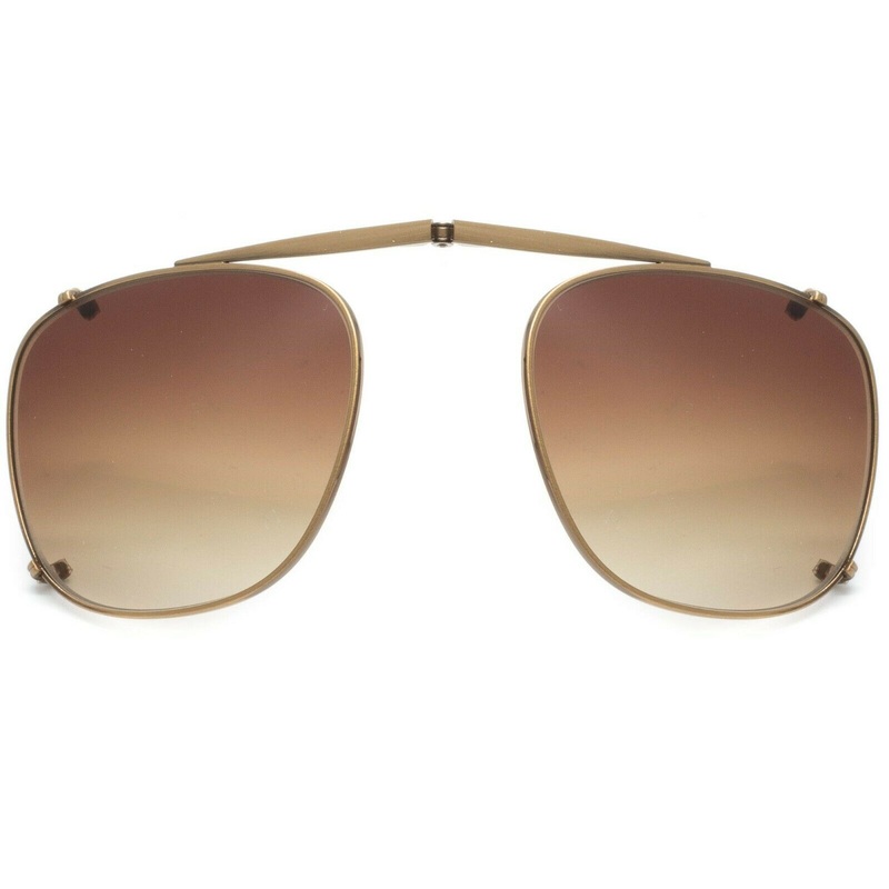 GARRETT LEIGHT CALIFORNIA Garfield 48 5029-48-ATG Clip On Sunglasses Eyewear New