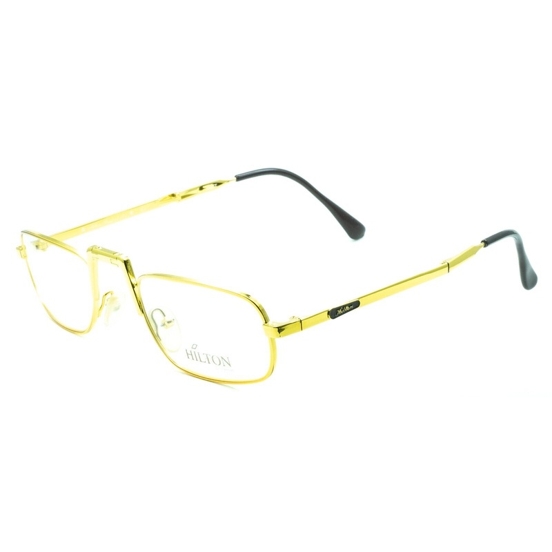 Hilton Eyewear Vintage Slimford 001 C1 50x23mm Folding RX Optical Glasses – NOS