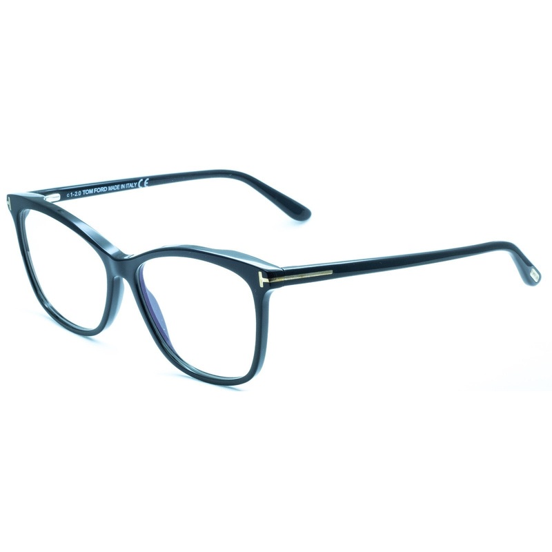 TOM FORD TF5690-B 001 55mm Blue Block Glasses Frames Eyewear RX – New BNIB Italy