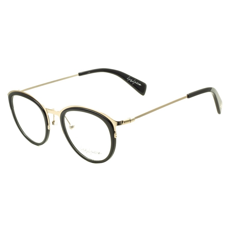 YOHJI YAMAMOTO YY1023 001 48mm Eyewear Glasses Frames RX Optical – New France