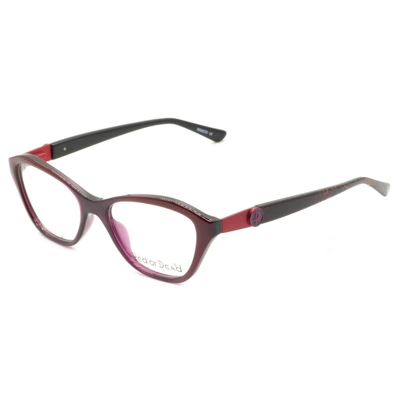Red or Dead 106 30374560 49mm FRAMES Glasses RX Optical Eyewear Eyeglasses – New