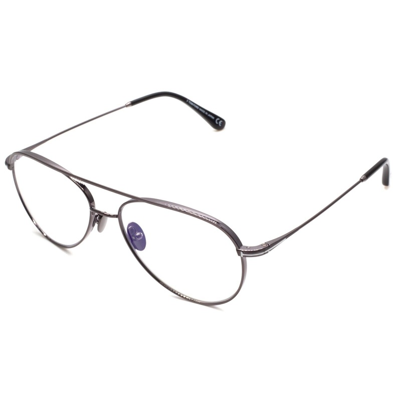 TOM FORD TF5693-B 008 57mm TITANIUM Blue Block Glasses Eyewear RX BNIB – Japan