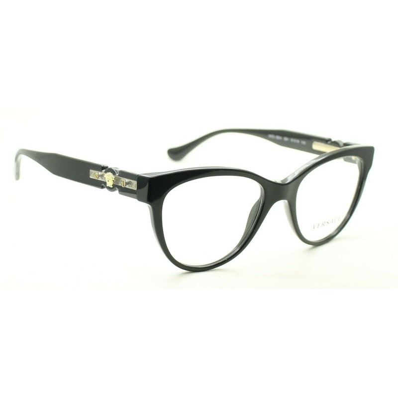 VERSACE MOD 3304 GB1 51mm Eyewear FRAMES Glasses RX Optical Eyeglasses New Italy