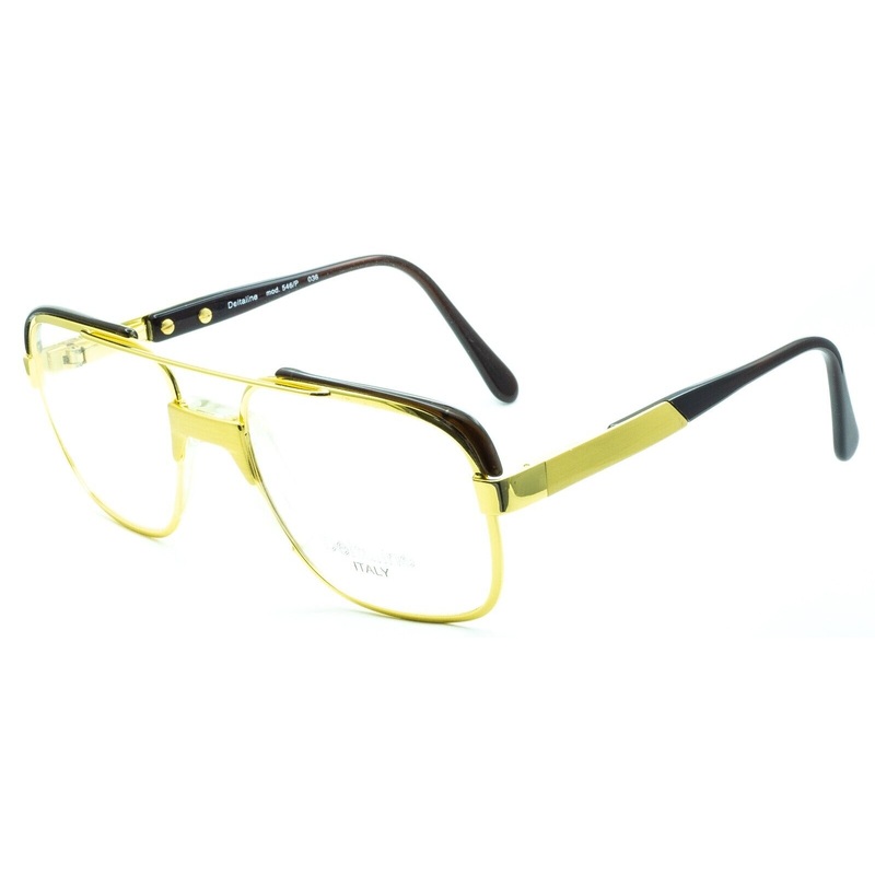 Deltaline Italy (Hilton) Vintage Mod. 546/P 036 52x18mm RX Optical Glasses – New