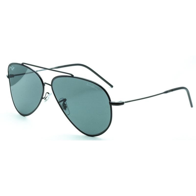 RAYBAN RB RO101S 002 AVIATOR REVERSE Lenny Kravitz 59mm Sunglasses Shades -Italy