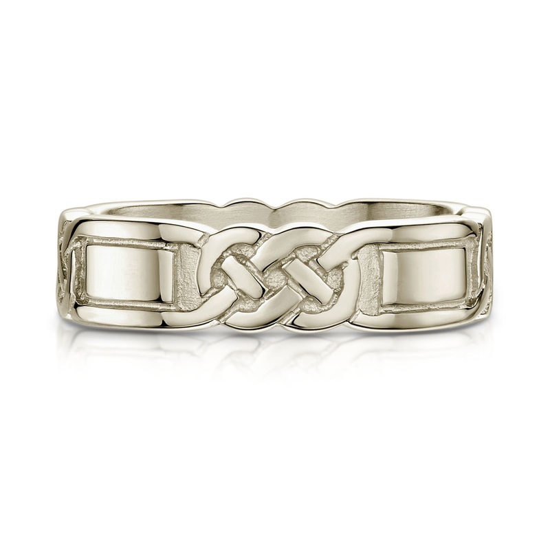 Lovers Knot Dress Ring in 18ct White Gold