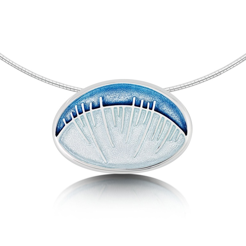 Skyran Heaven Dress Necklace in Twilight Enamel