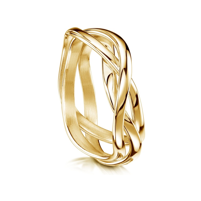 Tidal Ring in 9ct Yellow Gold