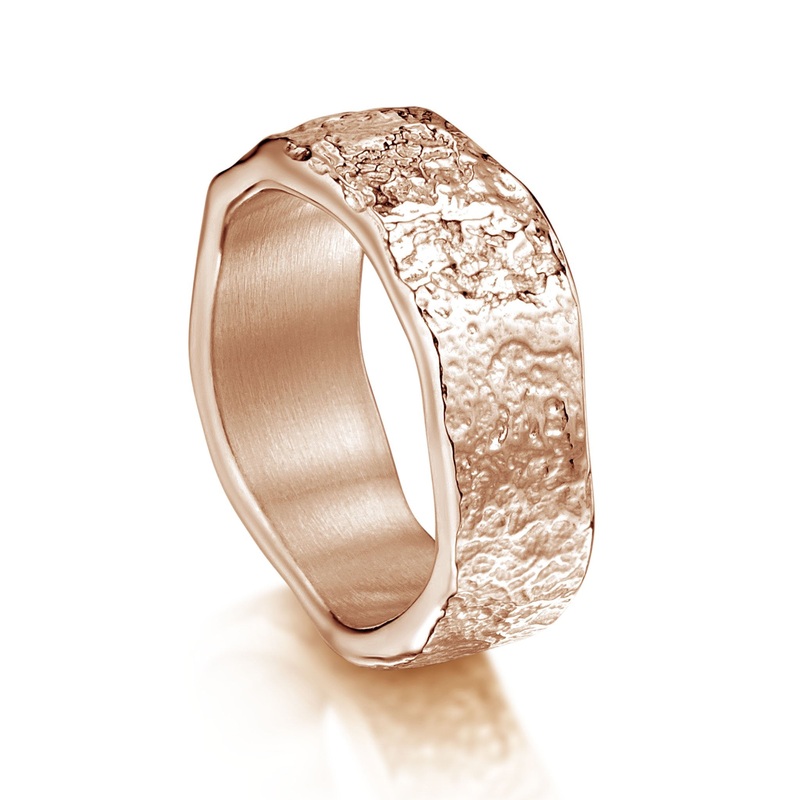 Matrix Texture Band in 9ct Rose Gold