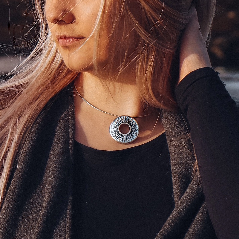 Runic Necklace in Skaill Enamel