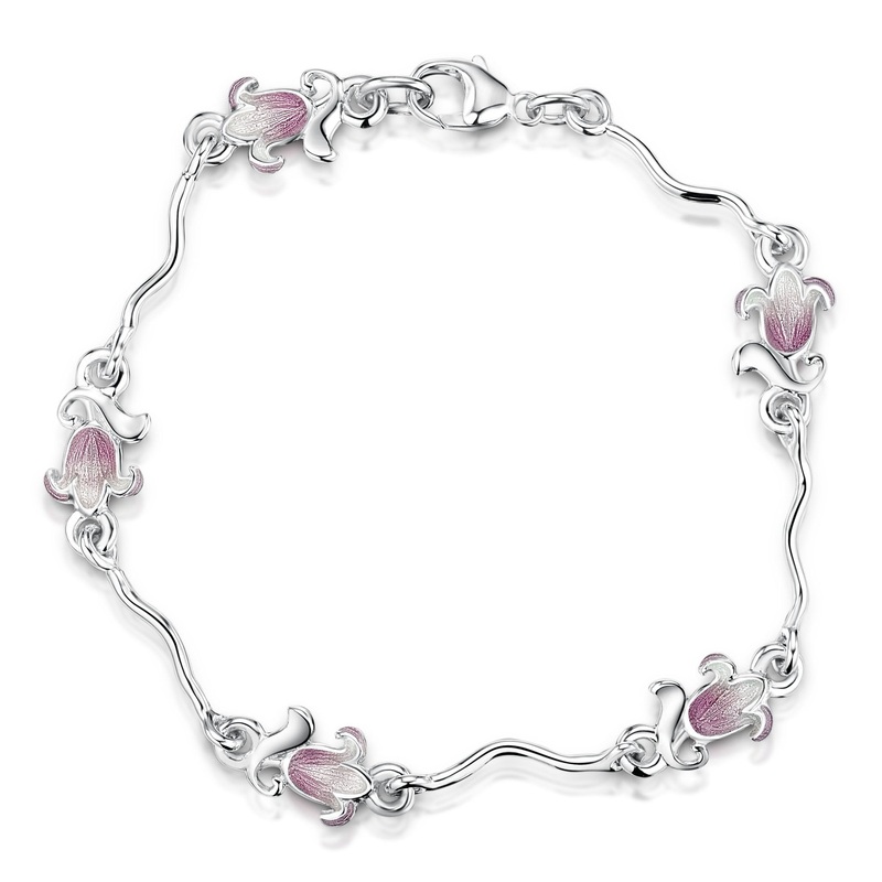 Bluebell Bracelet in Pinkbell Enamel