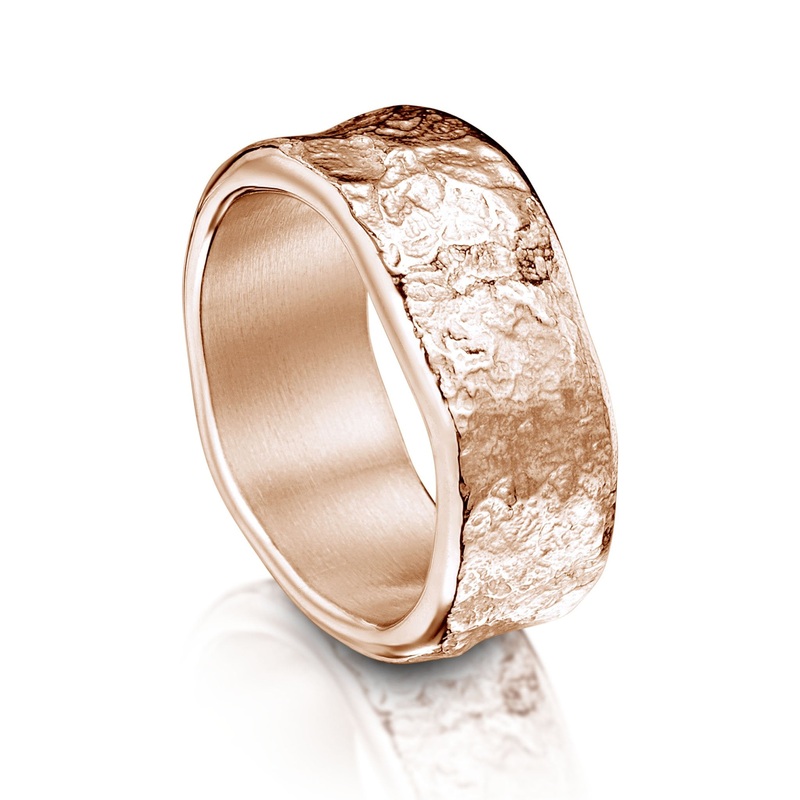 Matrix 8mm Band in 9ct Rose Gold