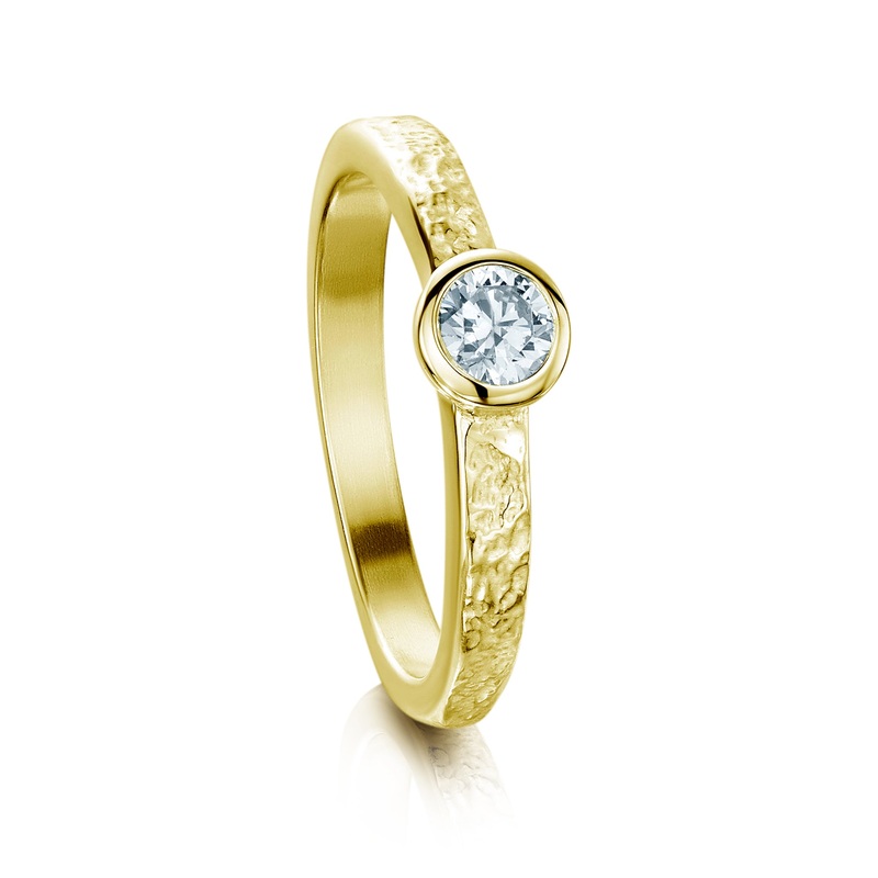 Matrix 0.25ct Diamond Ring in 18ct Yellow Gold
