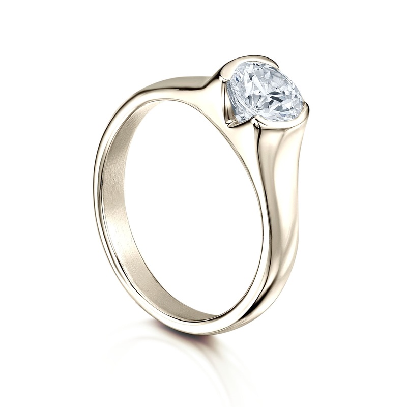 North Star 1.0ct Diamond Ring in 18ct White Gold