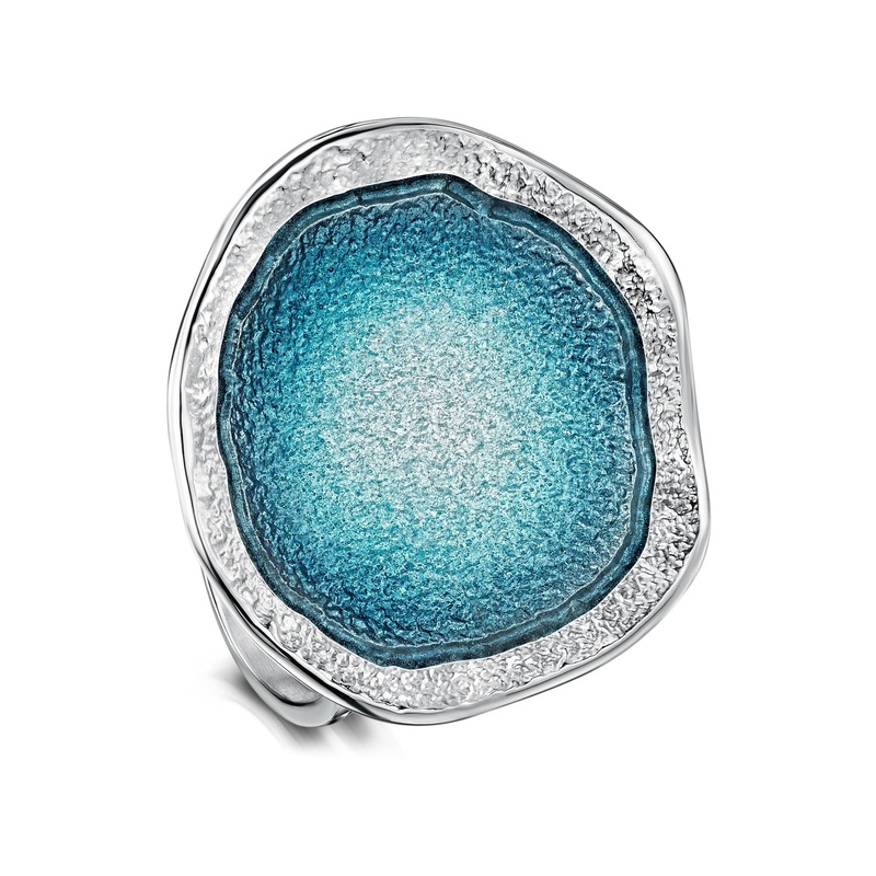 Lunar Dress Ring in Lichen Enamel