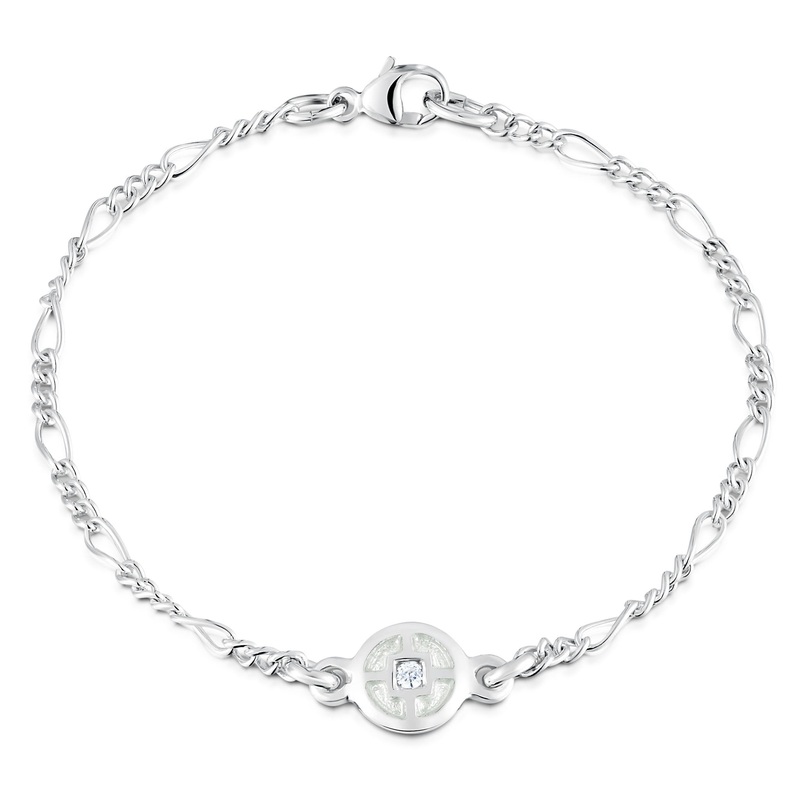 Mine Howe CZ Bracelet in Crystal Enamel