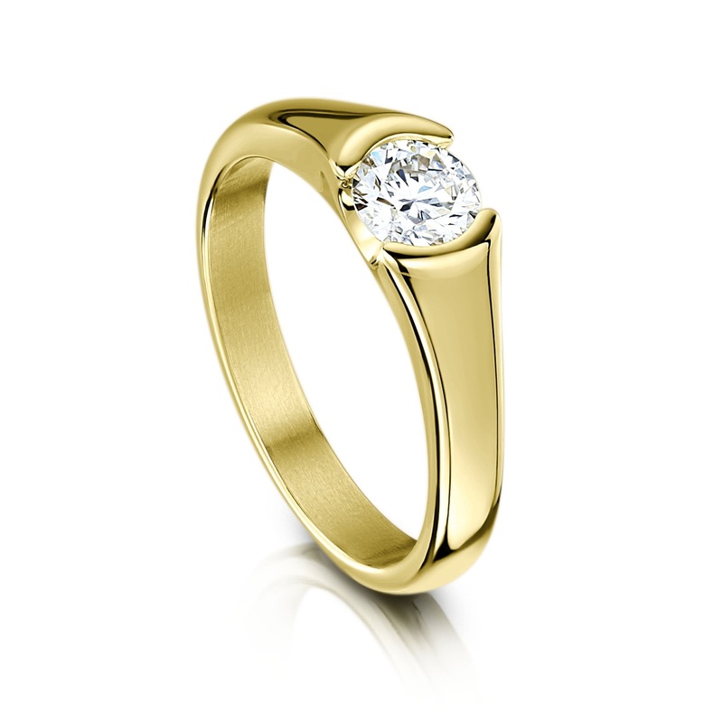 Venus 0.50ct Solitaire Diamond Ring in 18ct Yellow Gold
