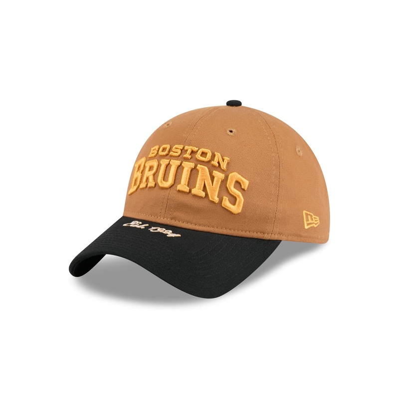 Boston Bruins Bronze 9TWENTY Adjustable Hat
