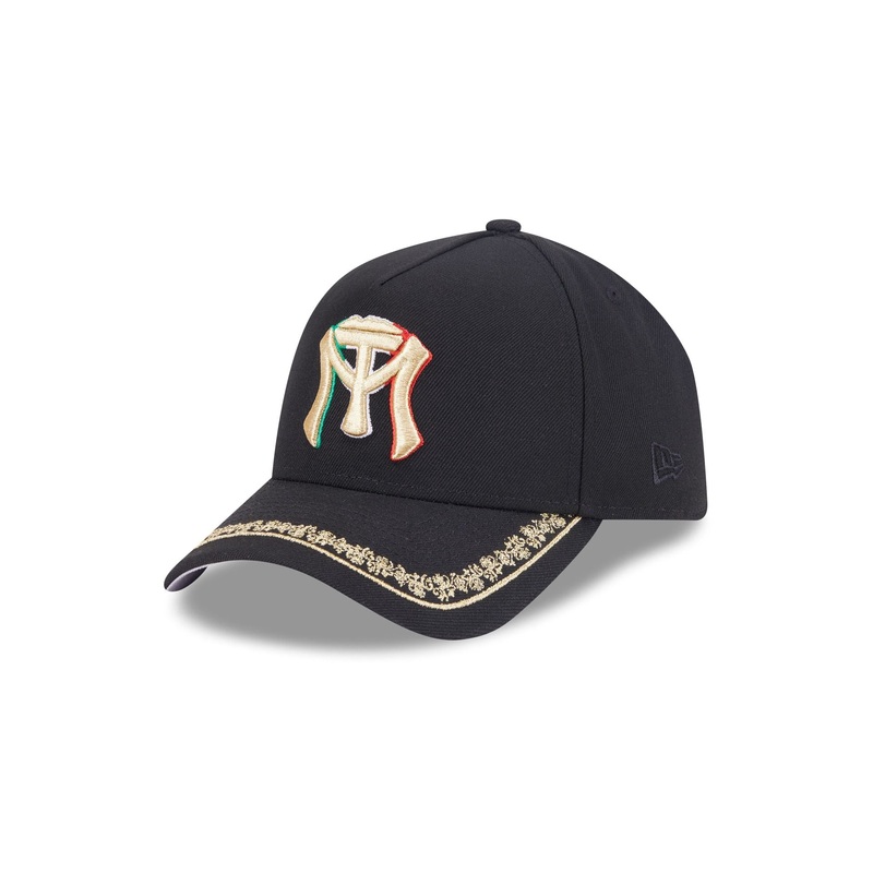 Sultanes De Monterrey Ornate Visor 9FORTY A-Frame Snapback Hat