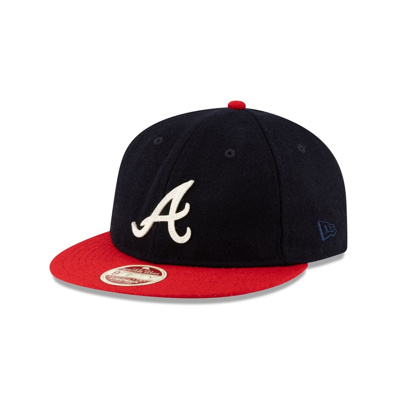 Atlanta Braves Heritage Series Retro Crown 9FIFTY Strapback Hat