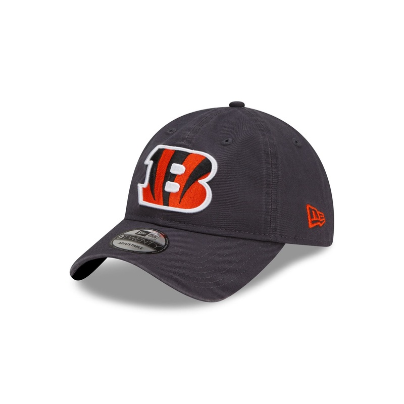 Cincinnati Bengals NFL Core Classic Graphite 9TWENTY Adjustable Hat