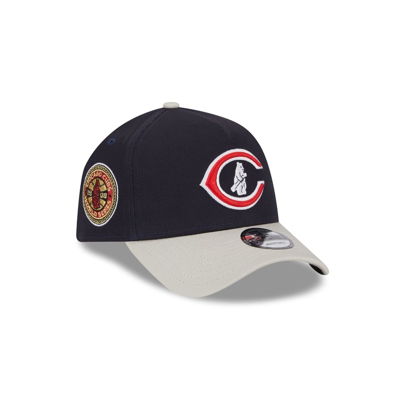 Chicago Cubs Coop Logo Select 9FORTY A-Frame Snapback Hat