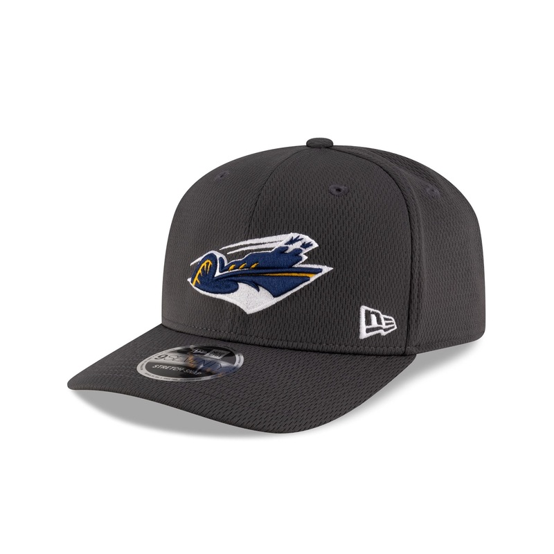 Memphis Showboats Gray 9SEVENTY Stretch-Snap Hat