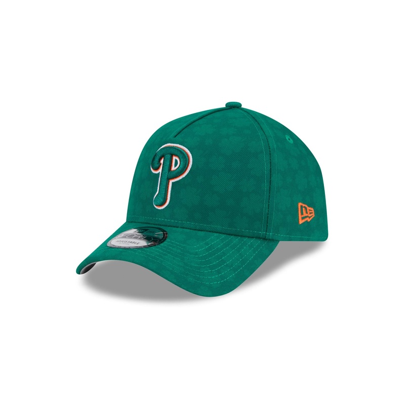Philadelphia Phillies St. Patrick’s Day 2025 9FORTY A-Frame Snapback Hat