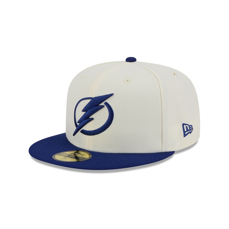 Tampa Bay Lightning Chrome White 59FIFTY Fitted Hat