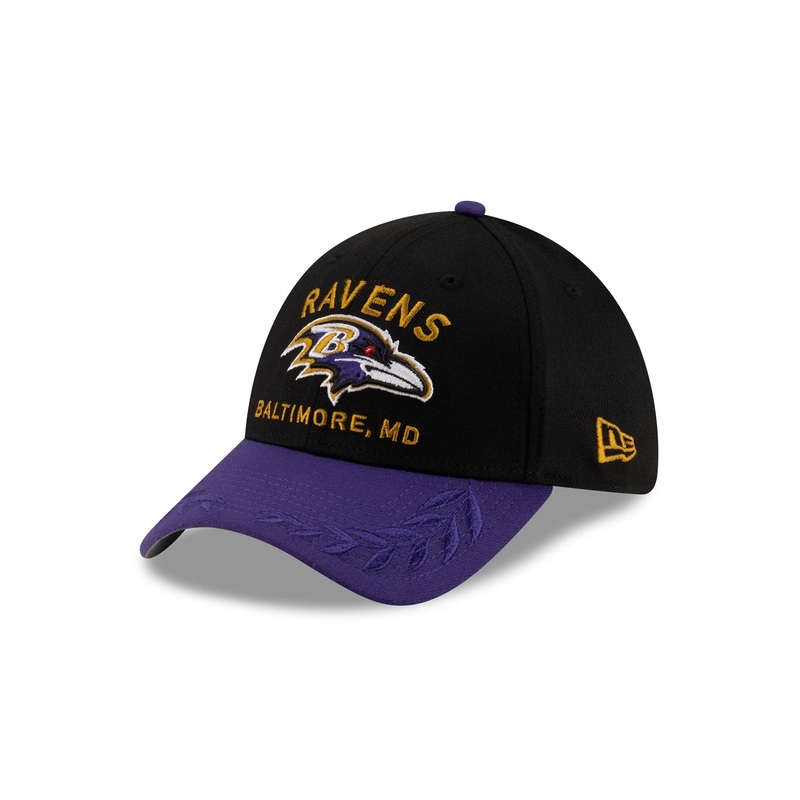 Baltimore Ravens 2025 Draft 39THIRTY Stretch Fit Hat