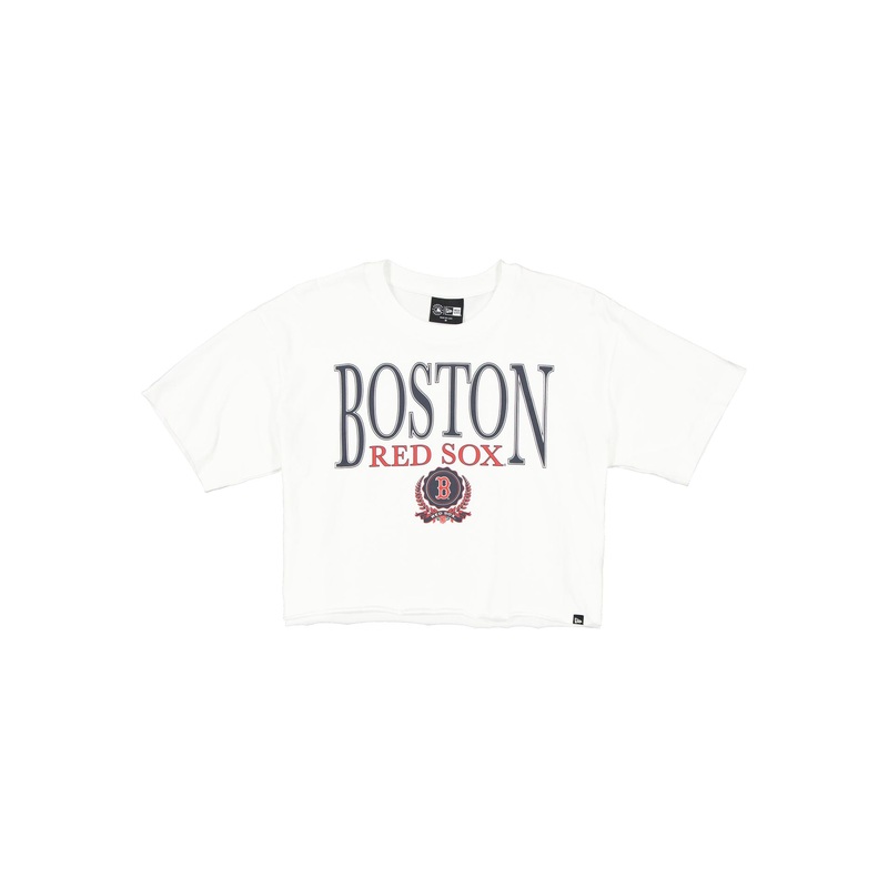 Boston Red Sox Throwback Prep Women’s Cropped T-Shirt