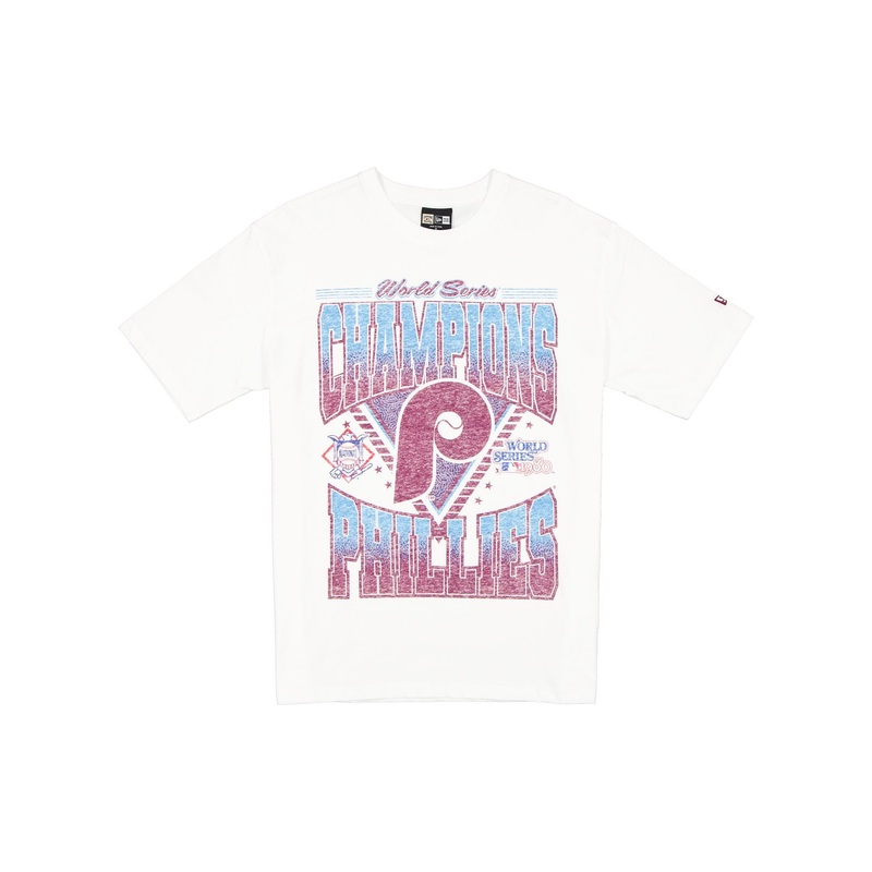 Philadelphia Phillies Sport Classics Washed Optic White T-Shirt