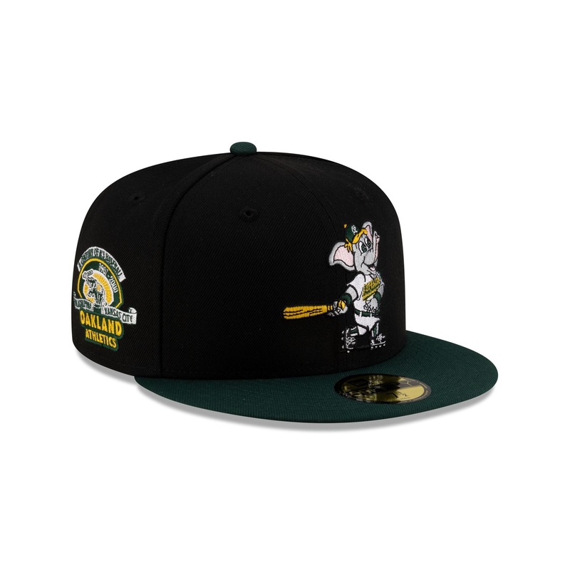 Athletics Mascot Black 59FIFTY Fitted Hat