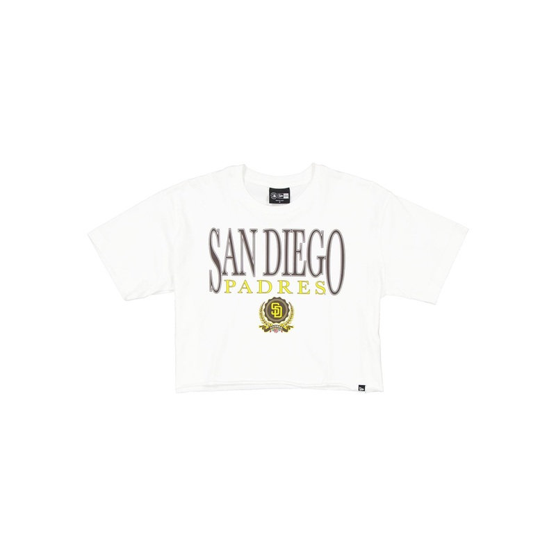 San Diego Padres Throwback Prep Women’s Cropped T-Shirt