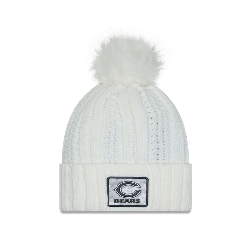 Chicago Bears 2024 Salute to Service Women’s Pom Knit Hat