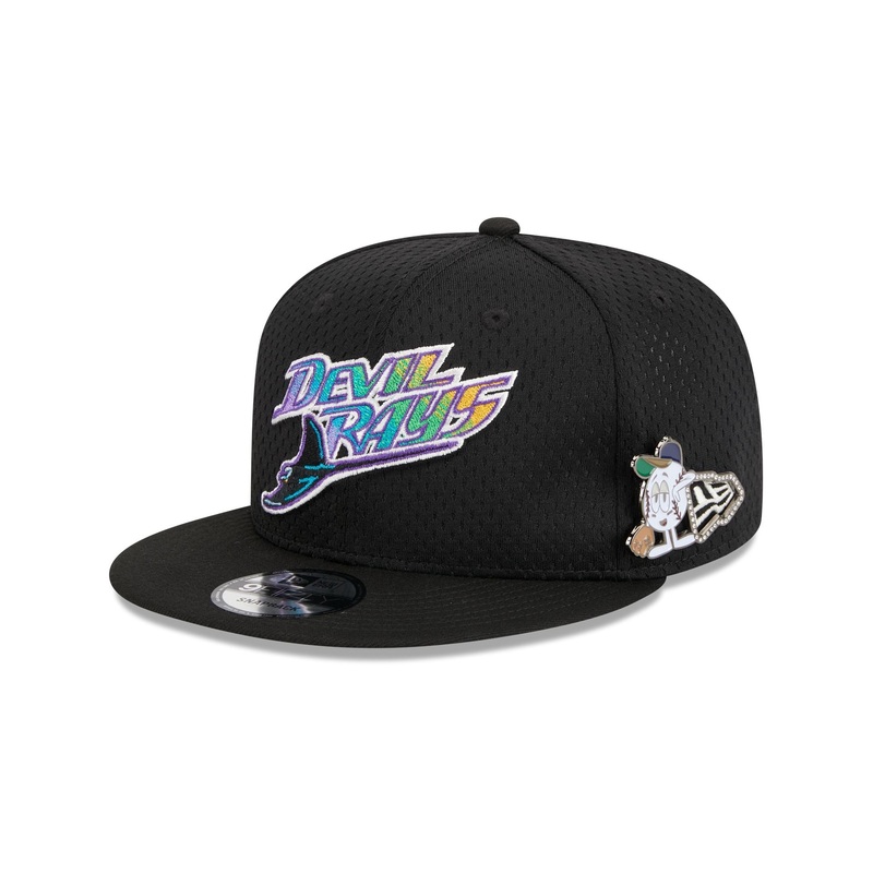 Tampa Bay Rays Post-Up Pin 9FIFTY Snapback Hat