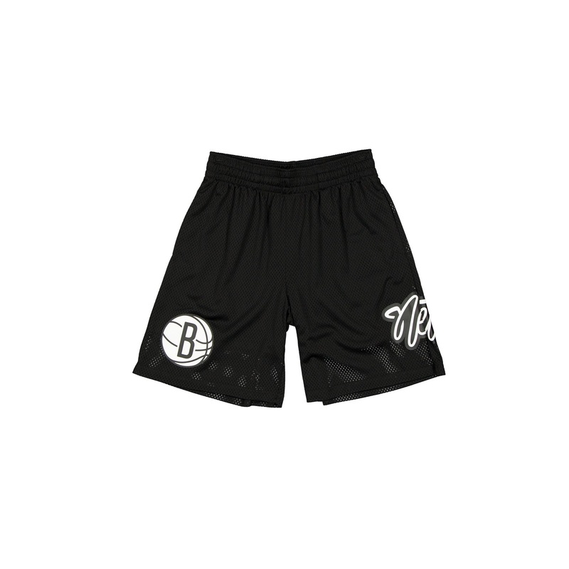 Brooklyn Nets Mesh Black Shorts