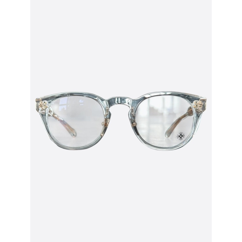 Chrome Hearts Clear & Gold Dingalonglinglong Glasses