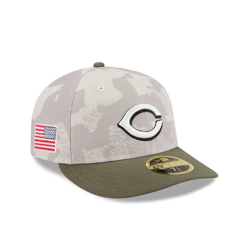 Cincinnati Reds Armed Forces Day 2025 Low Profile 59FIFTY Fitted Hat