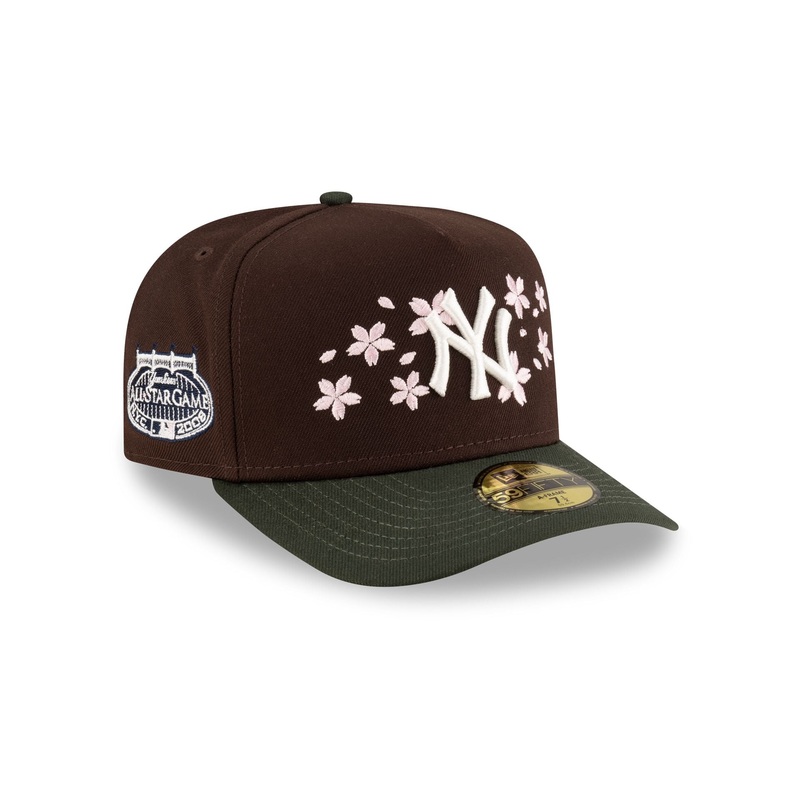 Just Caps Cherry Blossom New York Yankees 59FIFTY A-Frame Fitted Hat